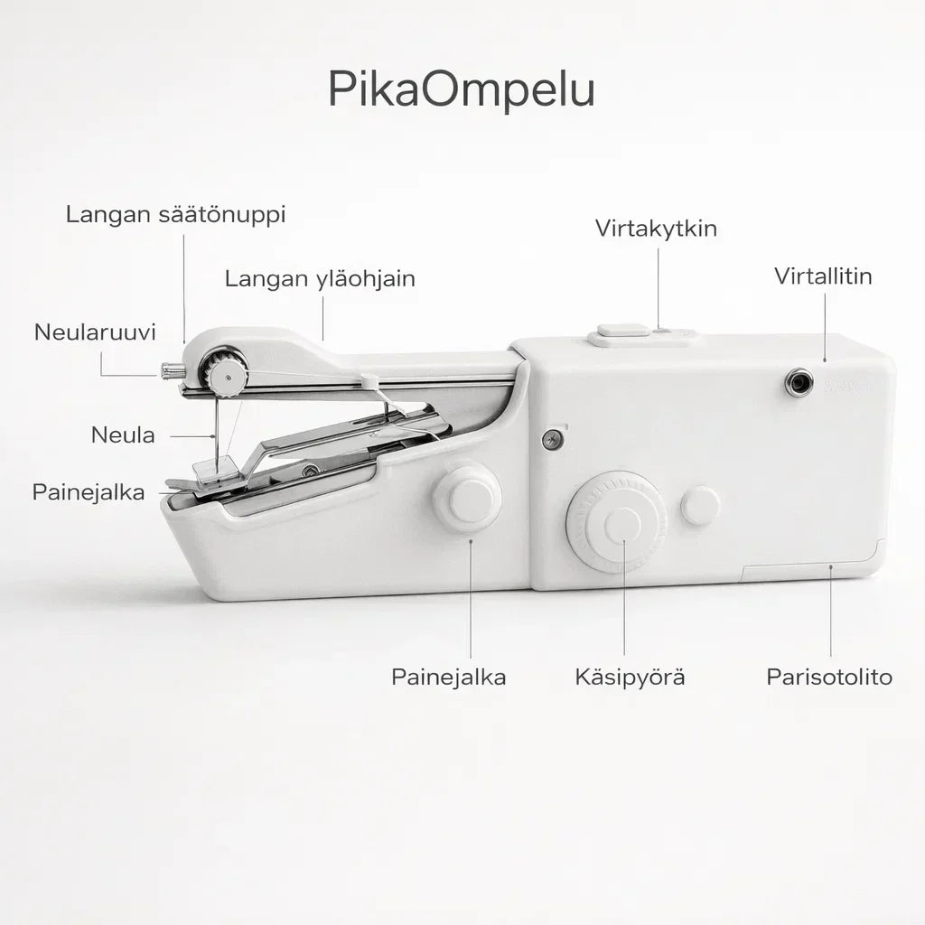 PikaOmpelu – Kompakti käsikäyttöinen ompelukone