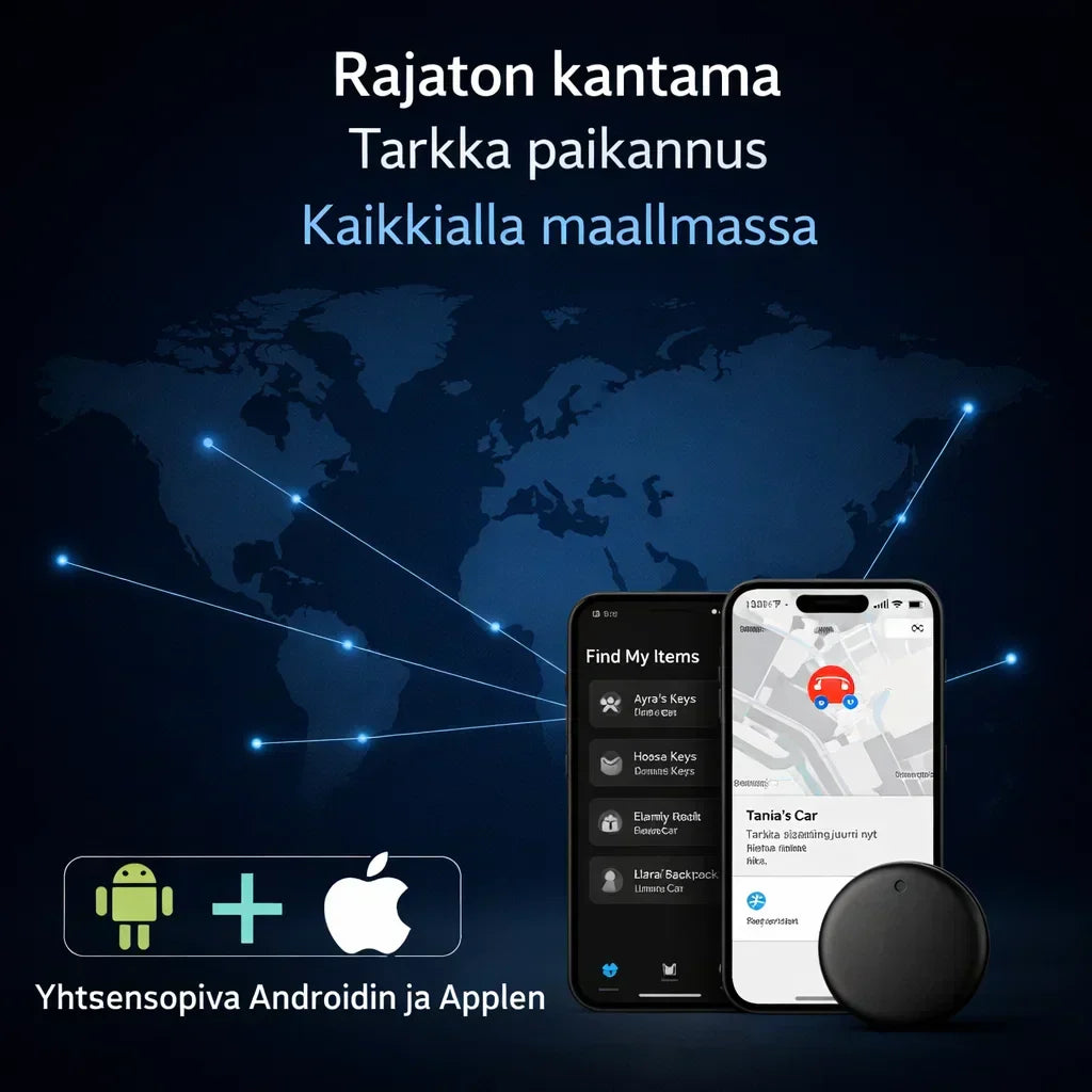 TurvaPaikannin – Tiedä missä tärkeäsi ovat