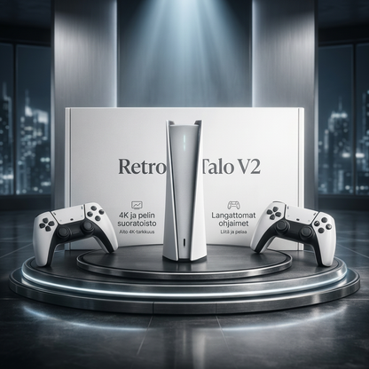RetroTalo V2 – Yhdistä televisioon ja pelaa heti
