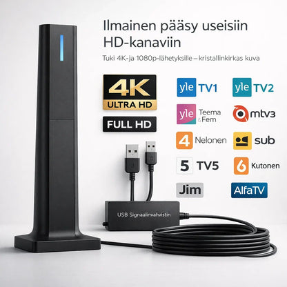SädeHD – Ilmaiset TV-kanavat ilman sopimuksia
