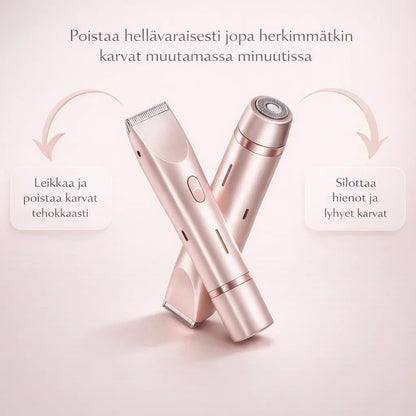 SilvaTrim – 2-in-1 karvanpoistaja sileään ihoon