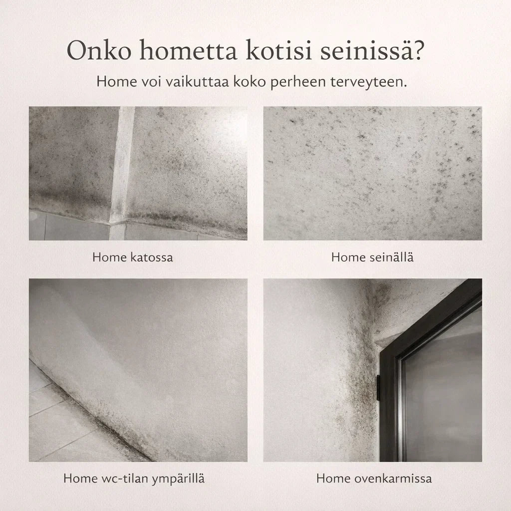 – poistaa homeen ilman hankausta
