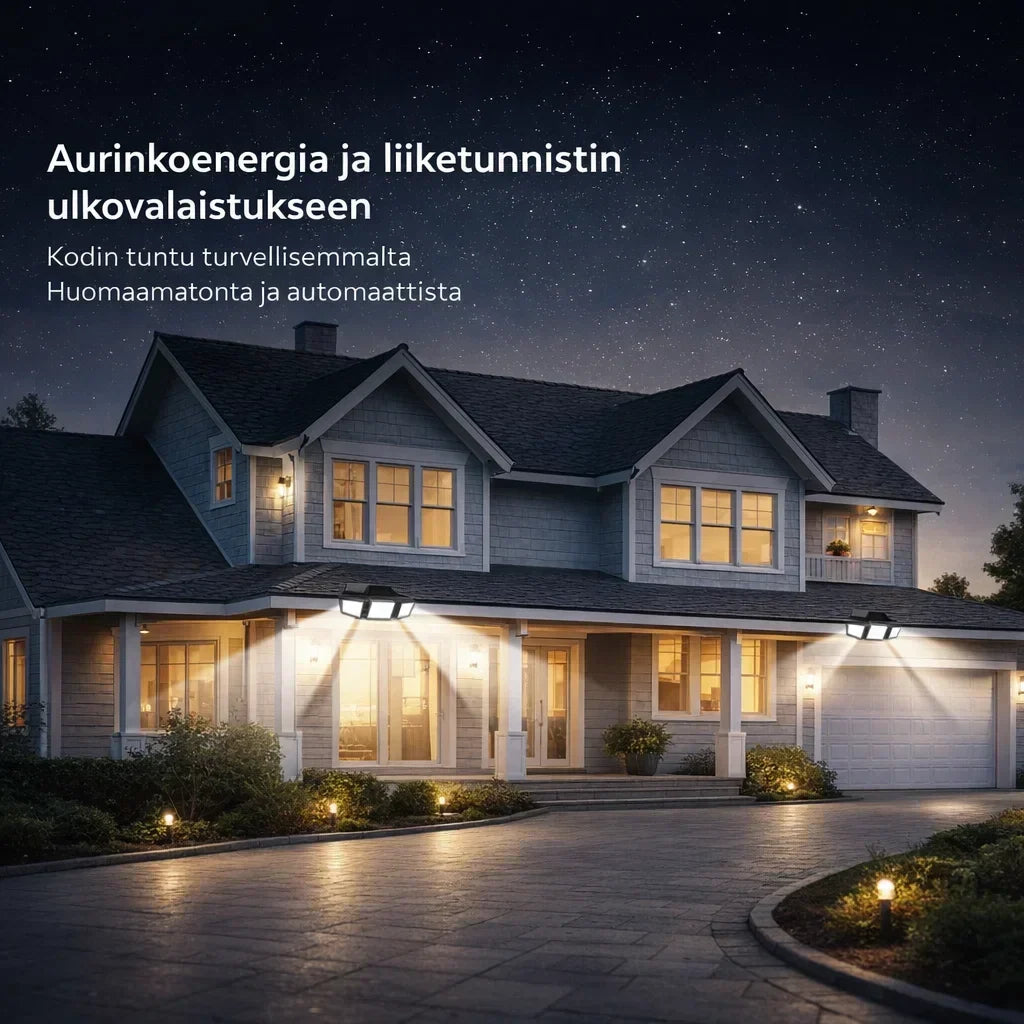 PihaValo – Tehokas ulkovalo ilman sähköjohtoja