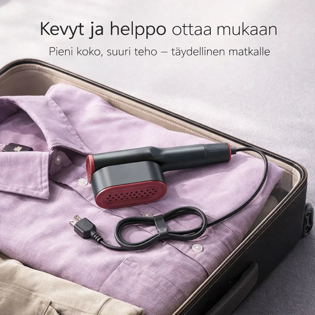 MatkaSilitys – Kompakti höyrysilitysrauta matkalle