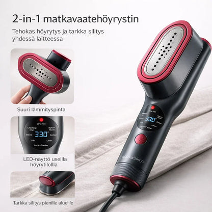 MatkaSilitys – Kompakti höyrysilitysrauta matkalle