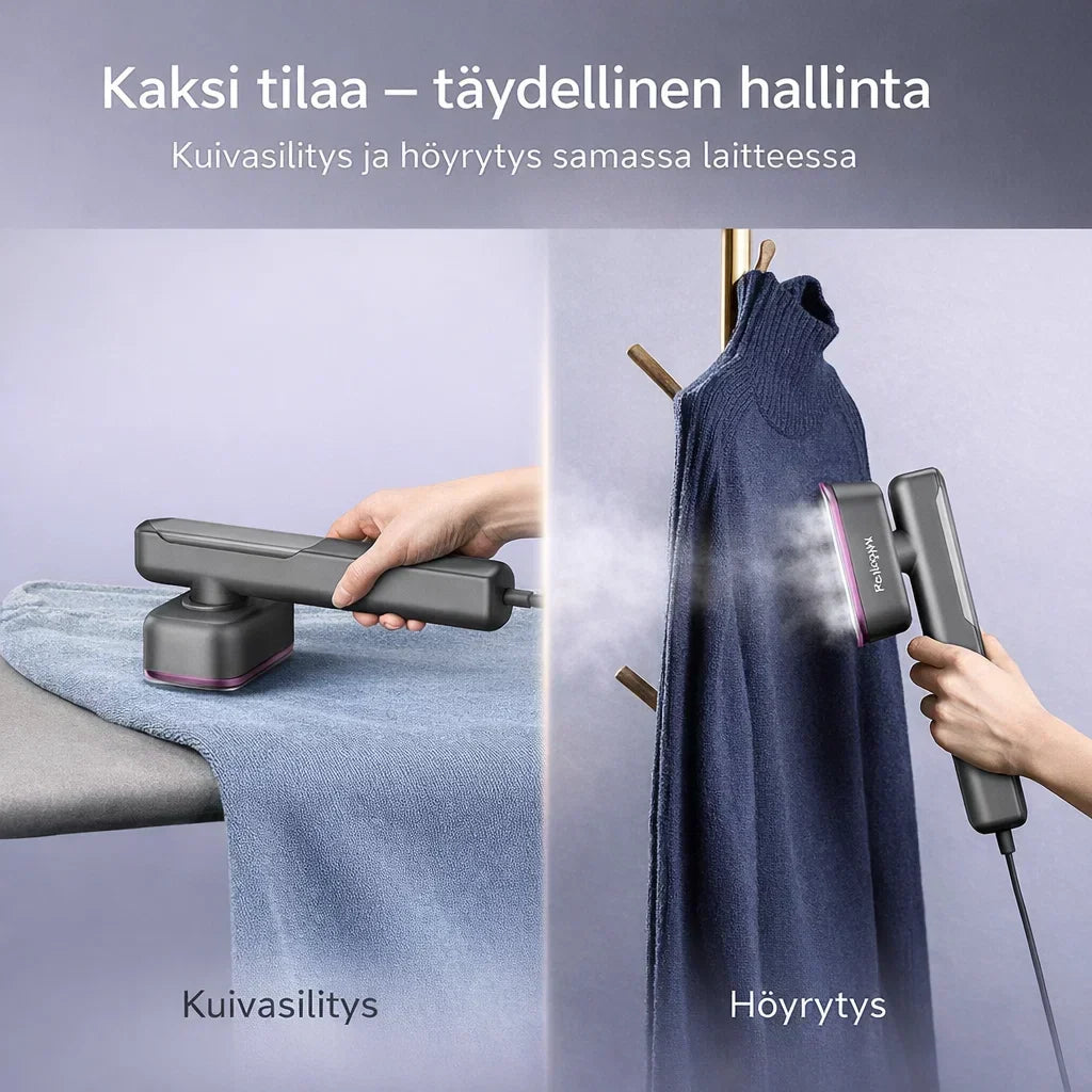 MatkaSilitys – Kompakti höyrysilitysrauta matkalle