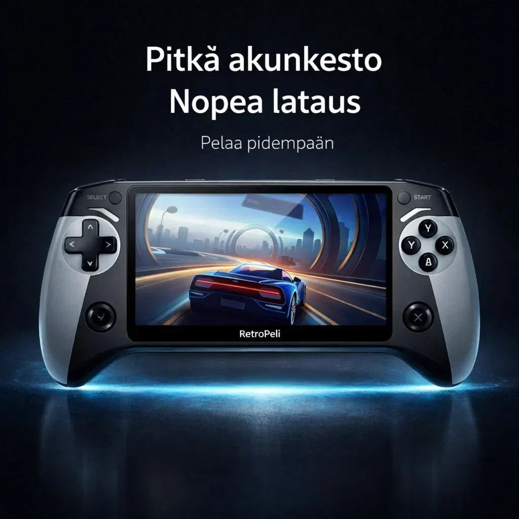 RetroPeli – Kannettava pelikonsoli klassikkopeleillä