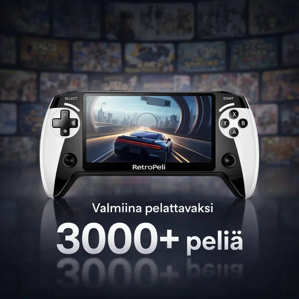 RetroPeli – Kannettava pelikonsoli klassikkopeleillä