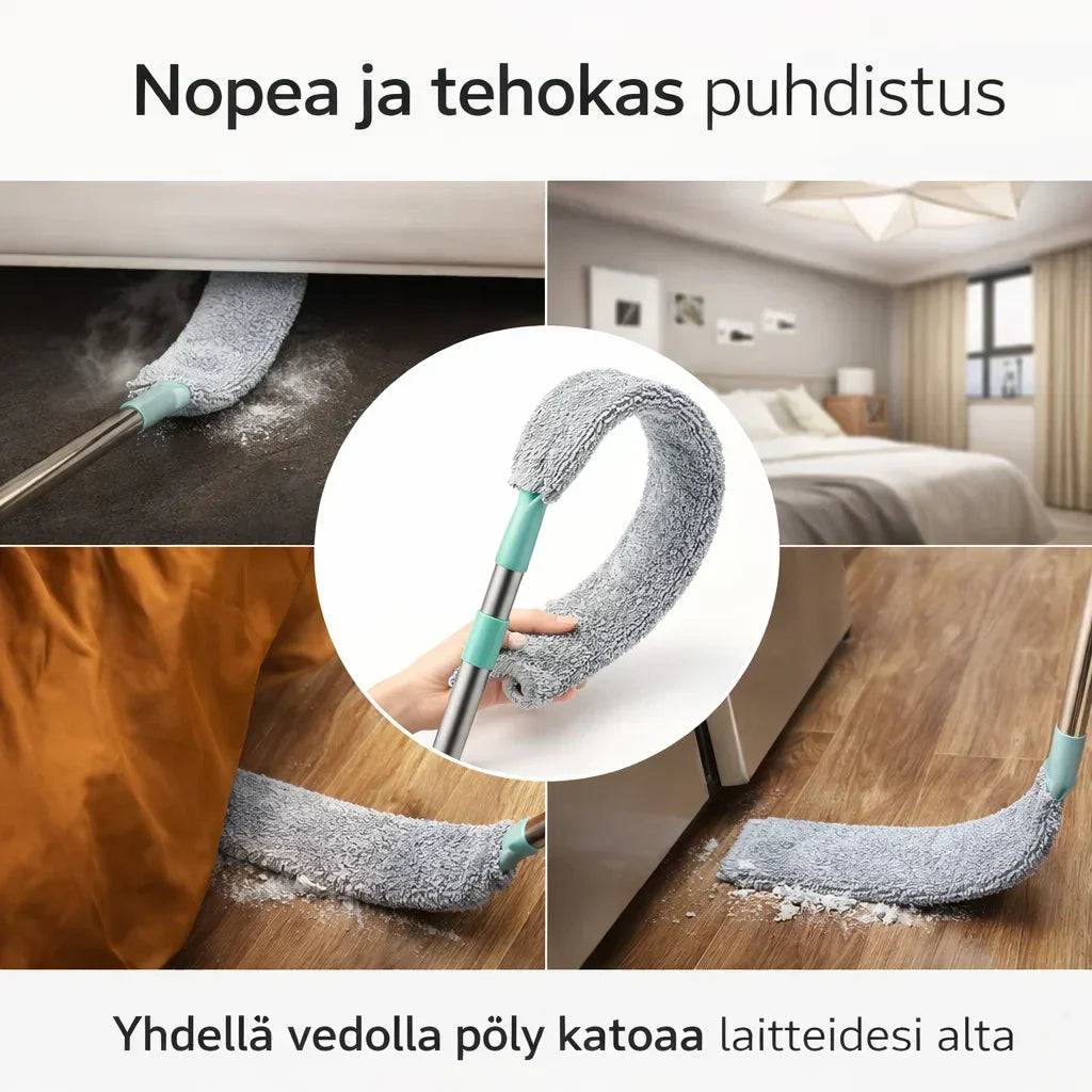 PuhdasLiuku – Puhdista vaikeat paikat ilman kumartumista