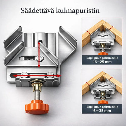 KulmaTarkka – Täydelliset 90° kulmat ilman säätöä