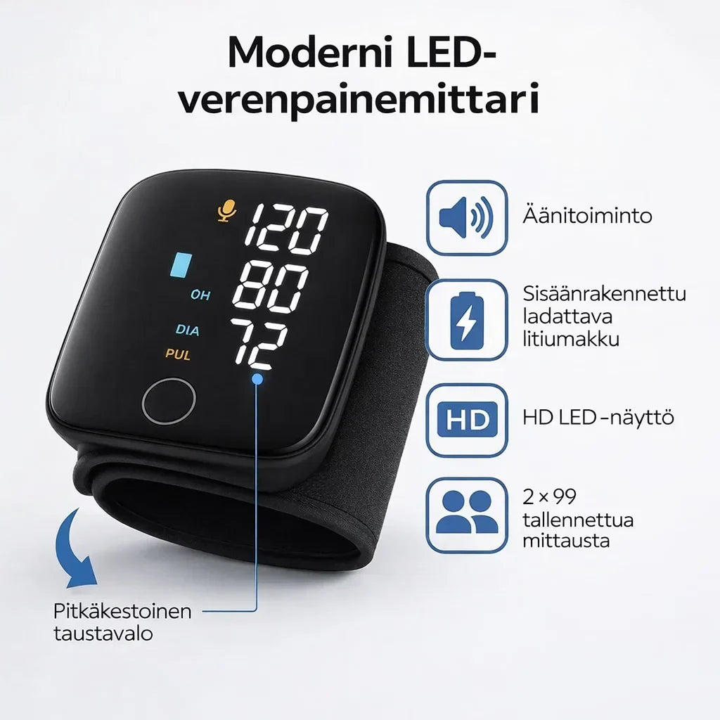 TerveMittari – Verenpaine hallintaan sekunneissa