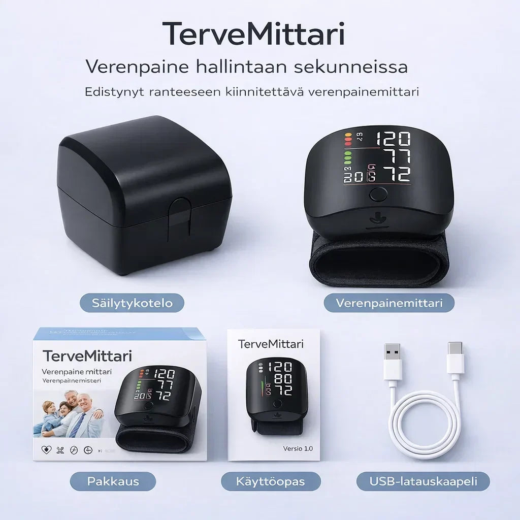 TerveMittari – Verenpaine hallintaan sekunneissa