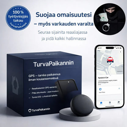 TurvaPaikannin – Tiedä missä tärkeäsi ovat